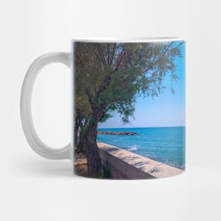 Summer Beach Travel Tree Nature Sea Horizon Mug